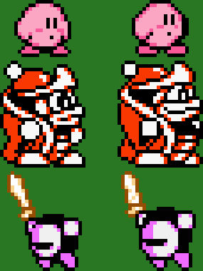 NES Kirby Sprites Recreated from Memory by MegaToon1234 on DeviantArt