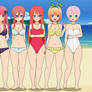 [KISEKAE]-EJE and the Nakano Sisters at Beachtime