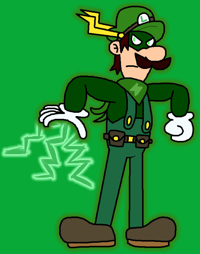 Green Thunder Luigi (DSV Forms) by MegaToon1234 on DeviantArt