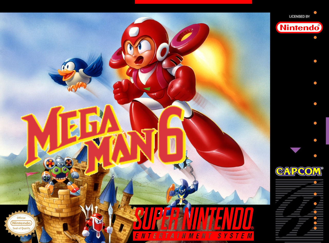 Nintendo Man Mega Man 6 SNES Boxart by MegaToon1234 on DeviantArt