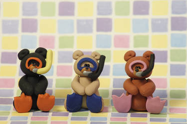 Scuba Bear Sculptures