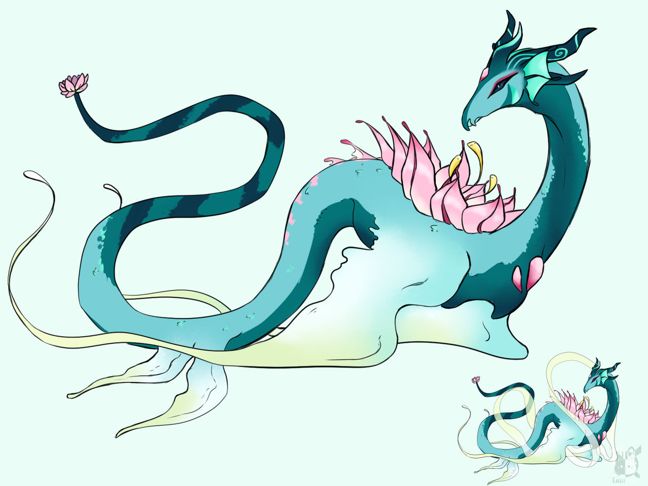 Lotus Dragon Cookie by CarolinaFire on DeviantArt