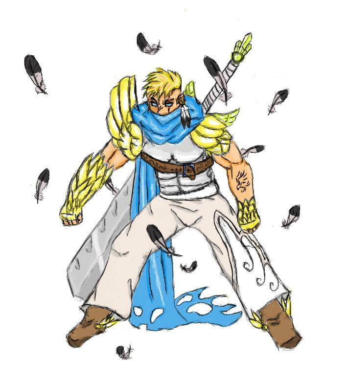 Swordsman of the golden hawk by Kokuryuu on DeviantArt