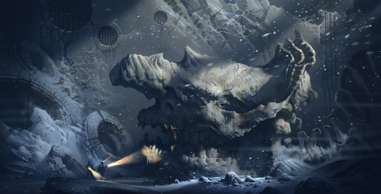 At the Mountains of Madness_Howard Lovecraft by IvanLaliashvili