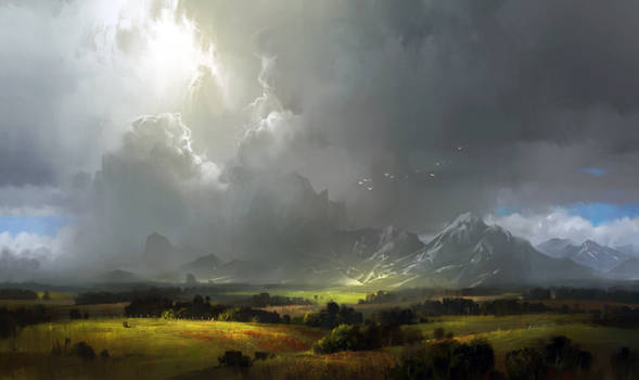 Concept practice 13_landscape with mountains