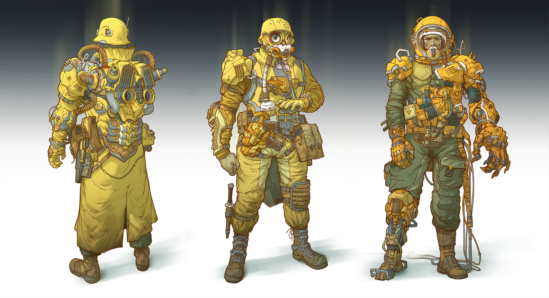 Post-apocalyptic soldiers and cyborgs_2