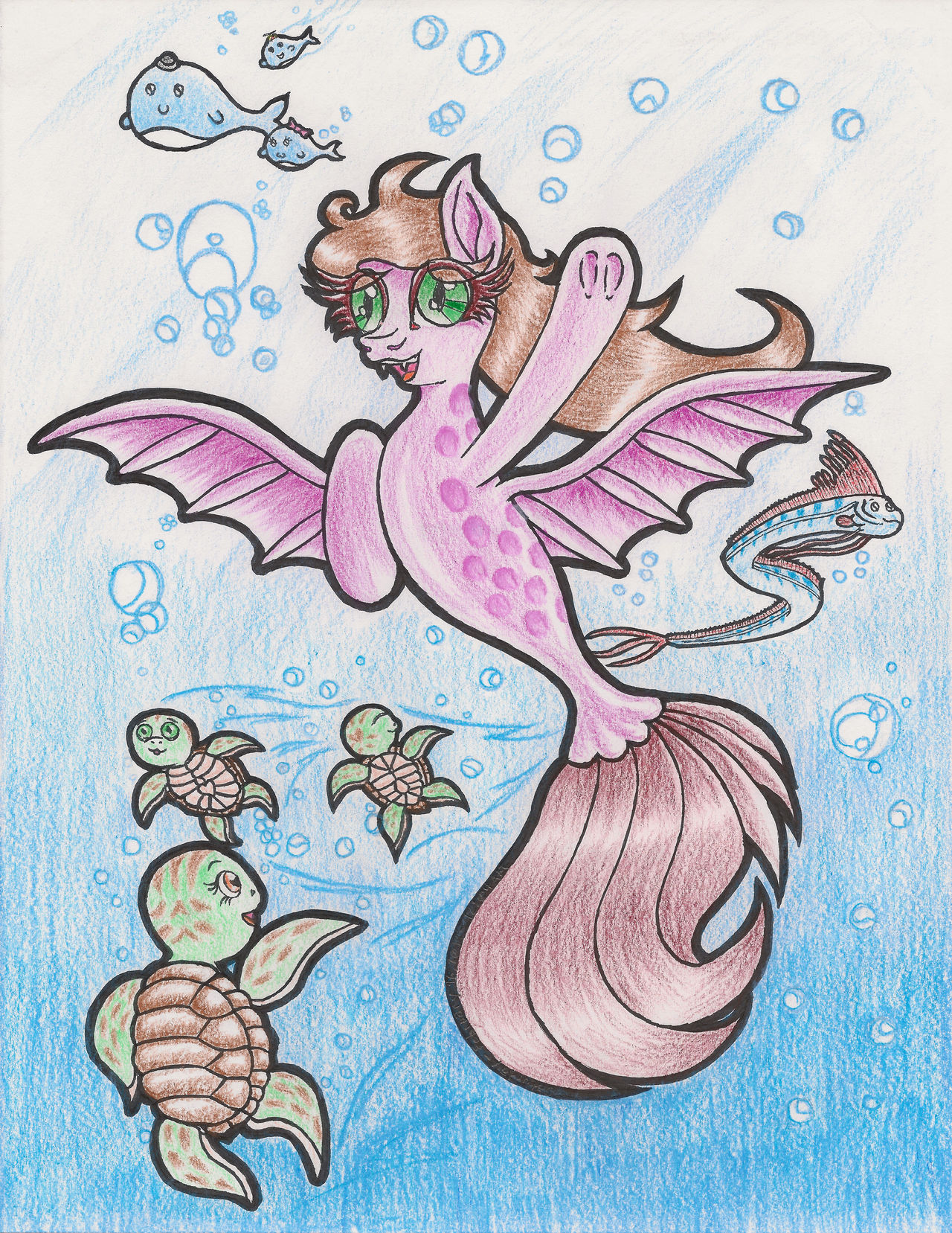 Birthday Gift (Colored Pencil Version) by FascismNotIncluded