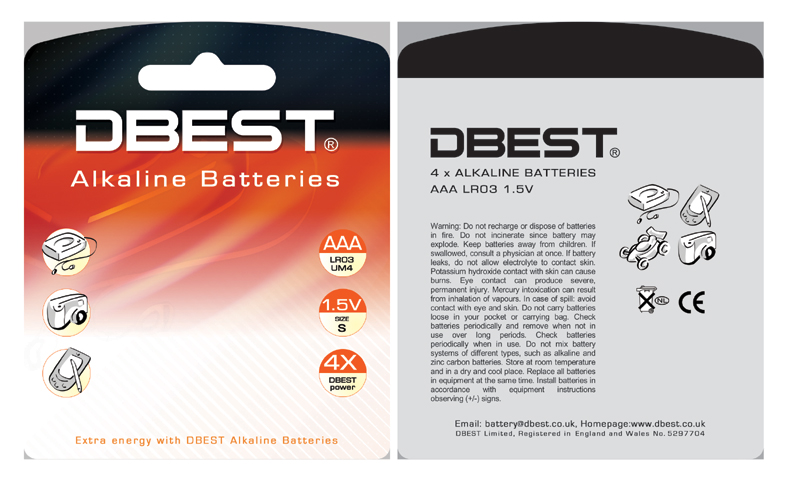 DBEST Alkaline Batteries