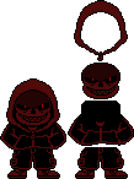 Pixilart - Underfell Sans Battle Sprite Animation by Storms-Games