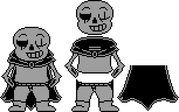 A Sans Battle Sprite by Eriktayl0r on DeviantArt