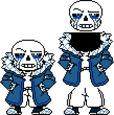 Pixilart - ------ sans model 4 0 in jh by deathatar