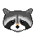 Pixel Raccoon