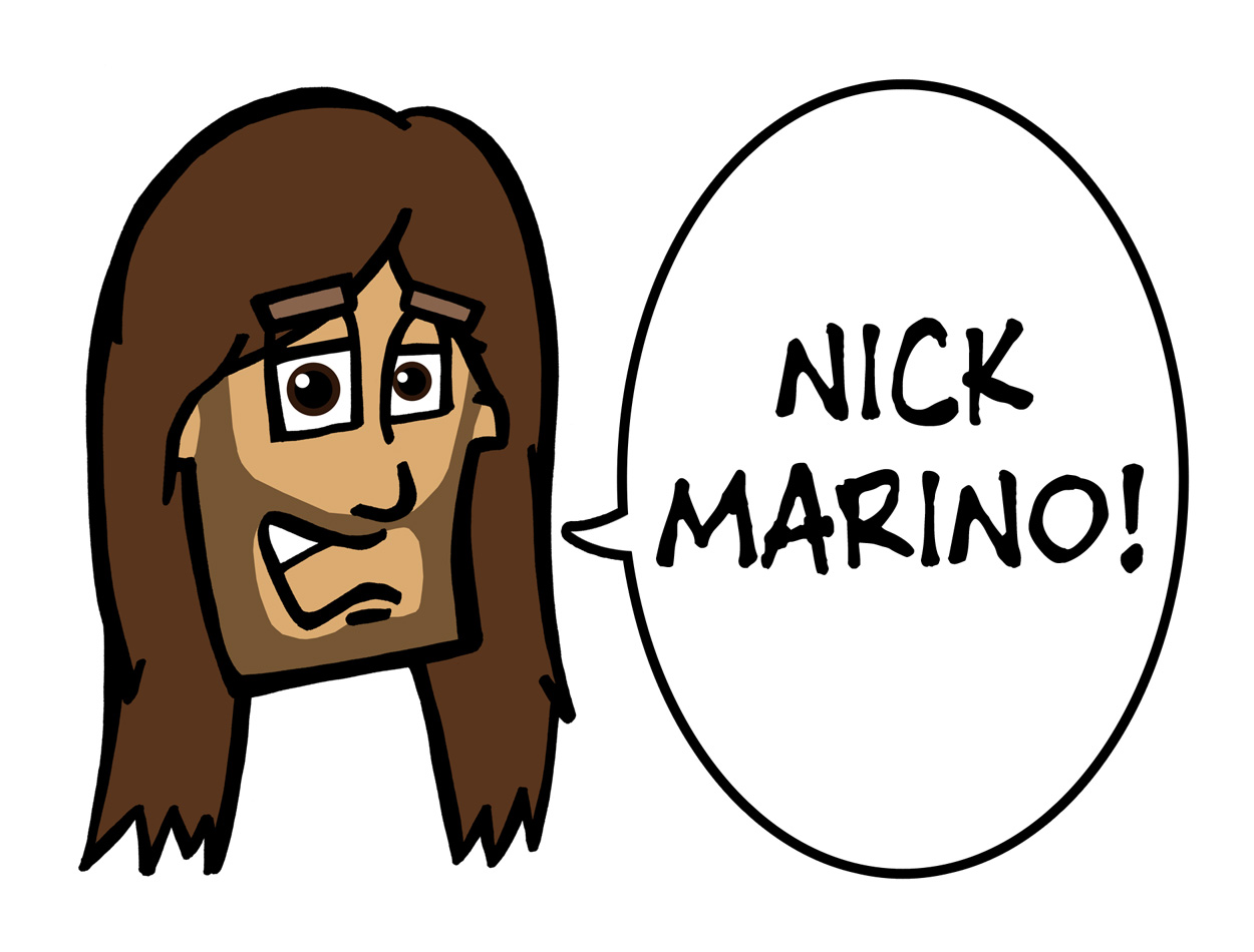 Nick Marino word balloon