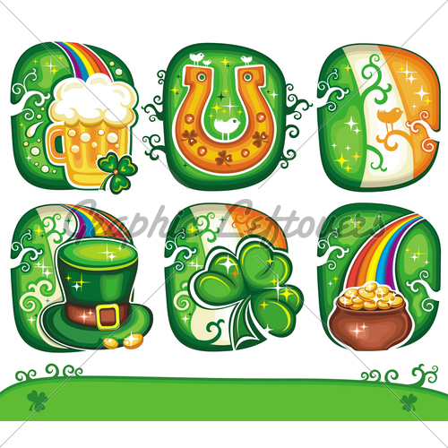 St. Patrick's Day Icon Set Ser