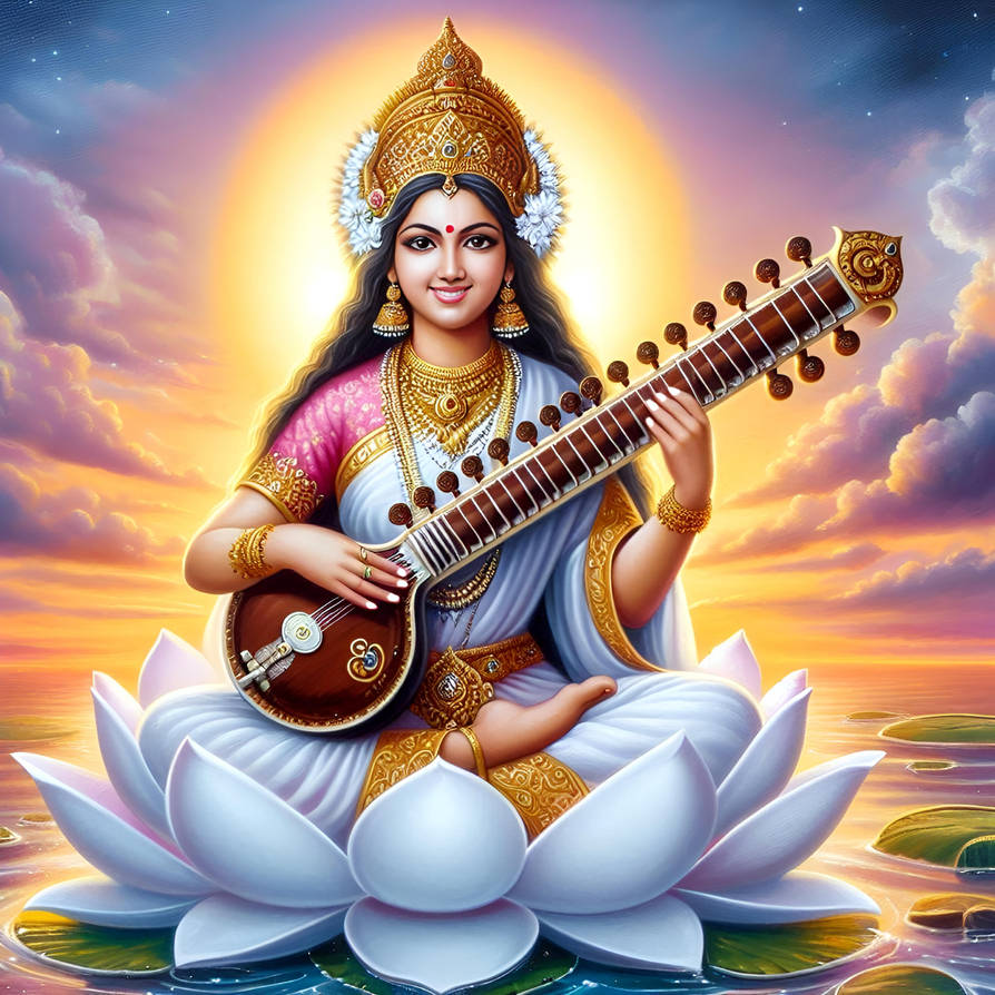 SARASVATI DEVI by VISHNU108 on DeviantArt