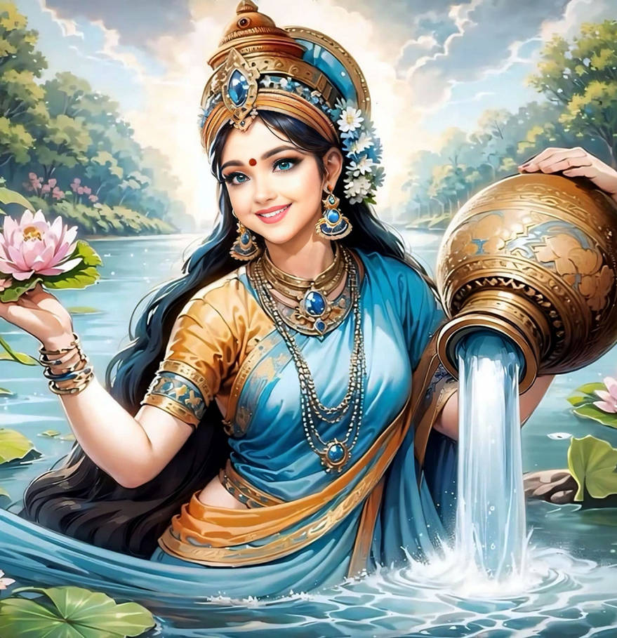 Deviantart Devi GANGA DEVI by VISHNU108 on DeviantArt