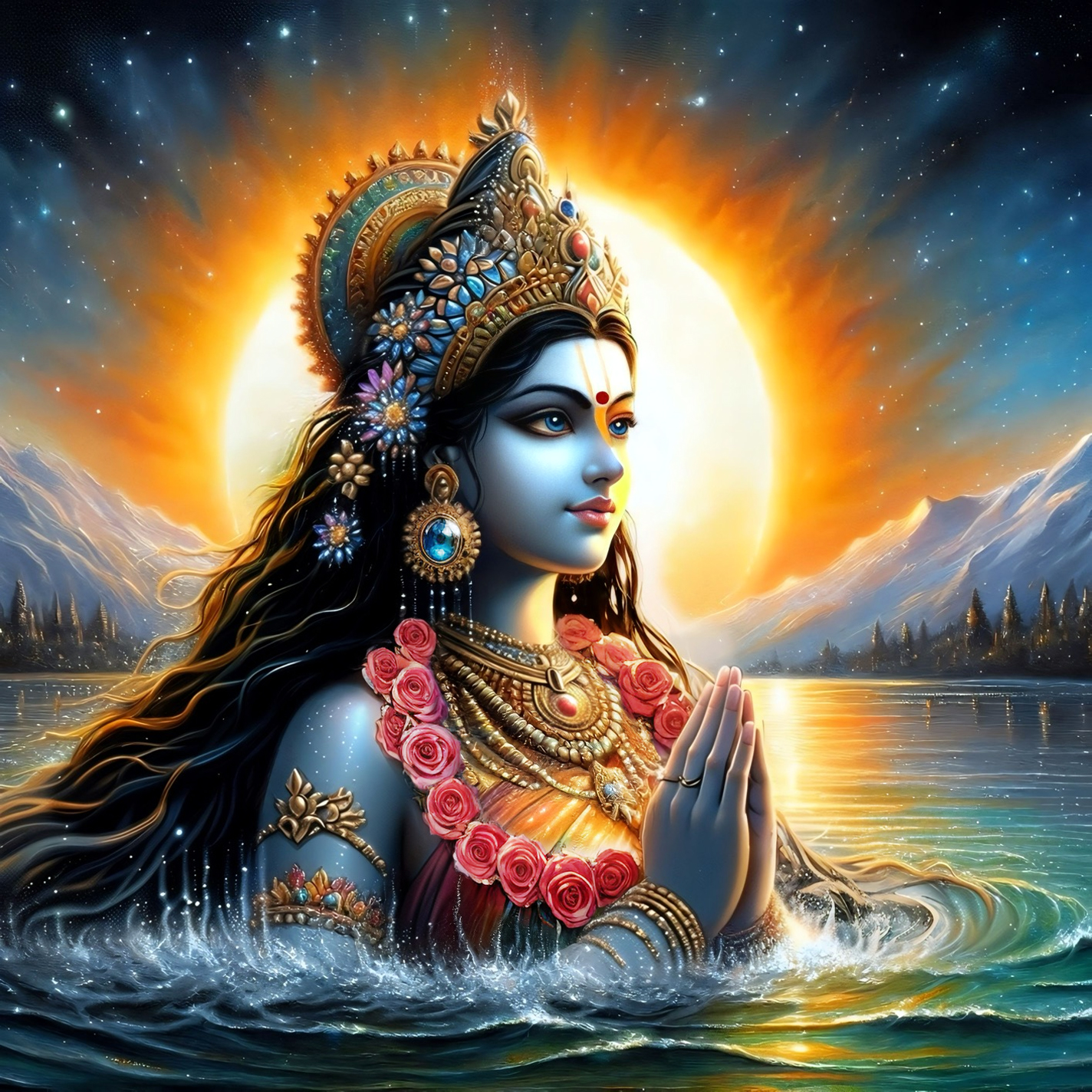 Deviantart Devi GANGA DEVI by VISHNU108 on DeviantArt