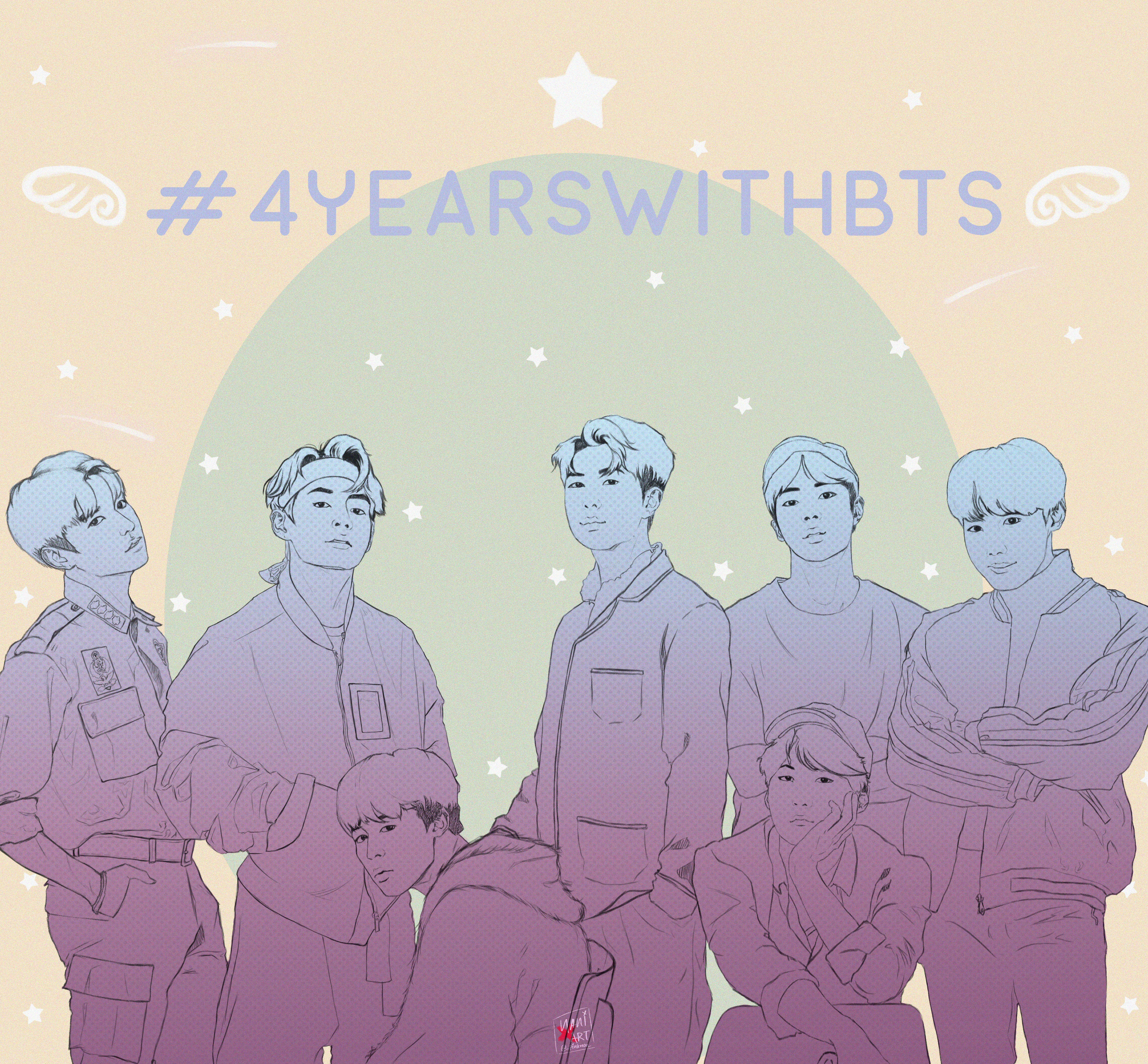 #4yearswithbts