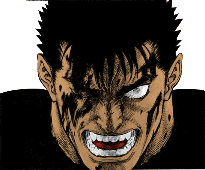 An angry Guts for Berserk