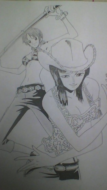 One Piece Nami Nico Robin Drawing By Optimusp1981 On Deviantart One Piece Nami Nico Robin Drawing By Optimusp1981 On Deviantart