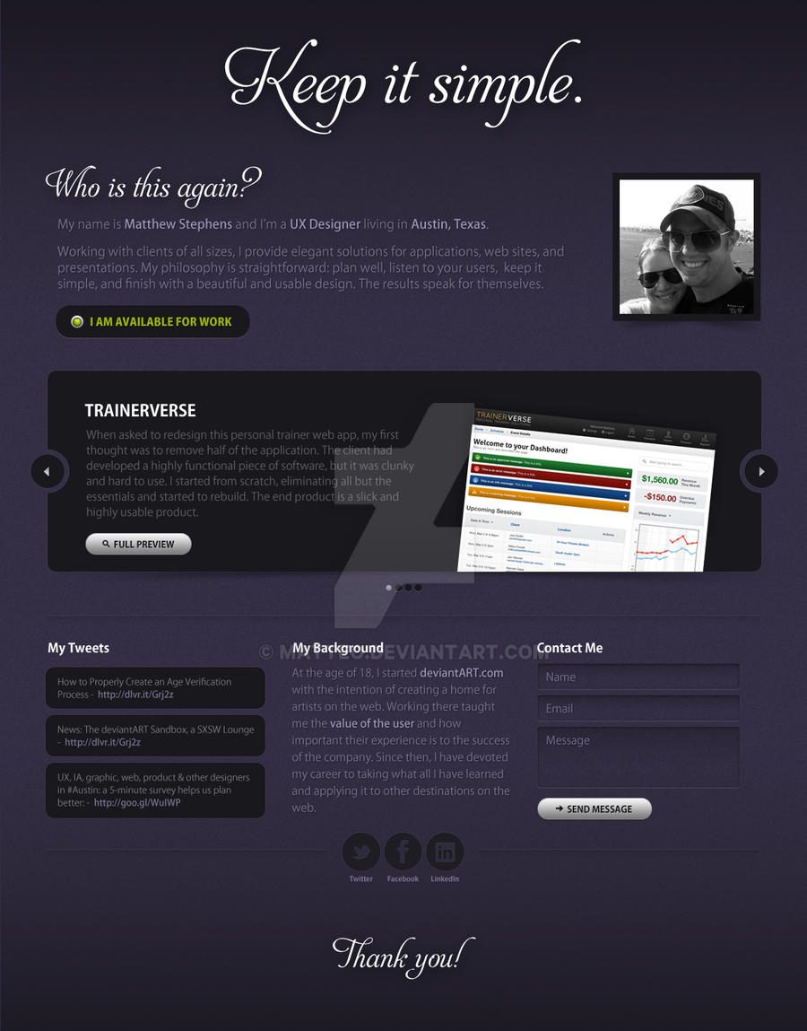 UXDoneRight.com Design 1