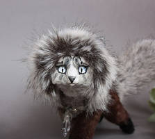 Silver Fox Sel, small doll.