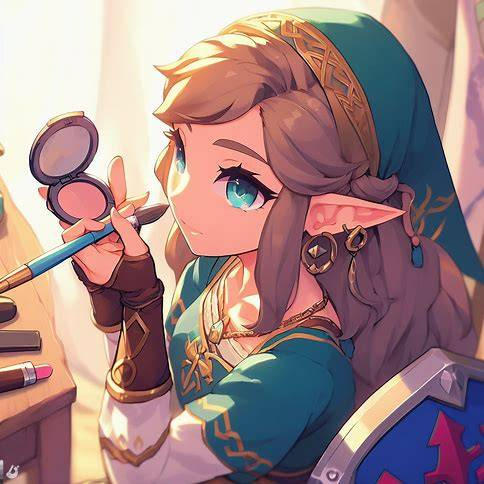 Link getting ready for a party 01 by Ayumioka on DeviantArt
