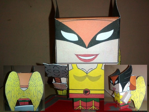 Cubeecraft Hawkgirl Completed