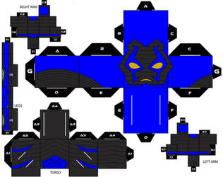 Cubeecraft  Blue Bettle Jaime Reyes DC Super H