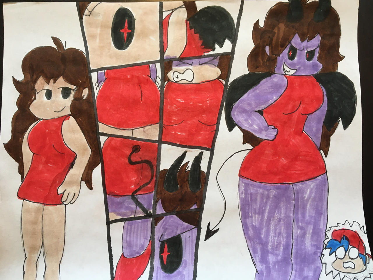 Demon Transformation Ashley Dearest human to demon transformation by siluped on DeviantArt