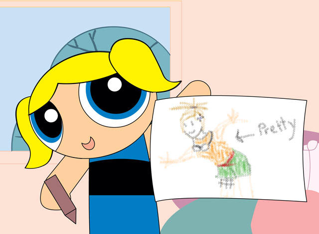 Bubbles's favorite drawing