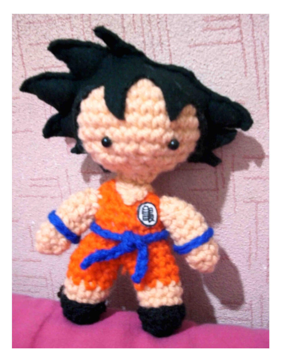 Chibi Goku amigurumi by xragdollqueen on DeviantArt
