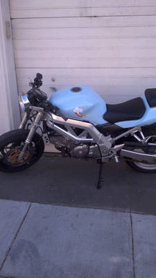 Rainbow Dash Motorbike