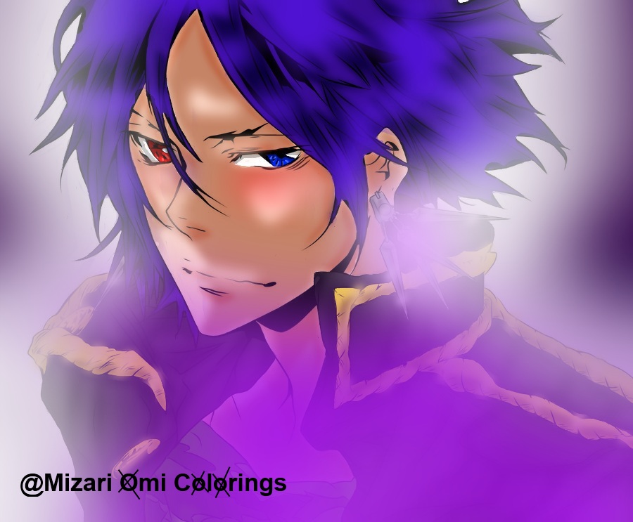 Mukuro Rokudo Lineart Colouring