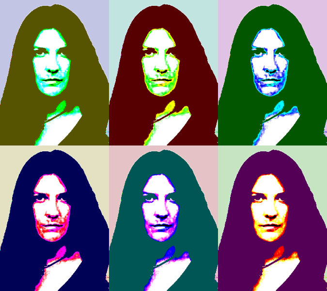 Jaq in the style of Warhol