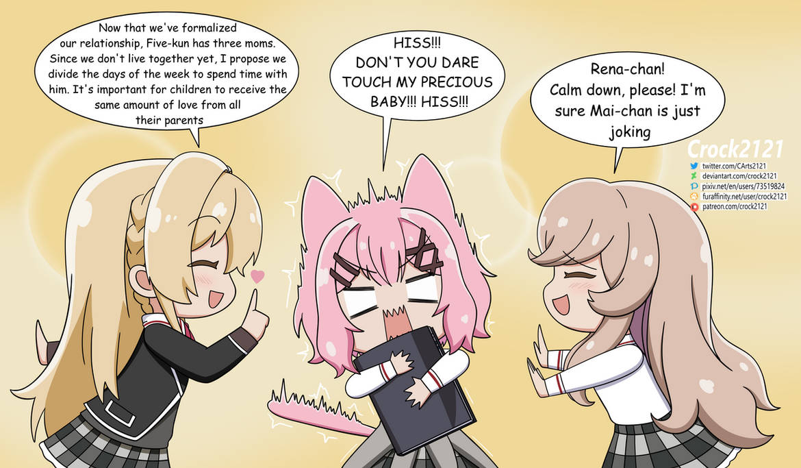 Three Mama Unity Three moms and one baby by Crock2121 on DeviantArt