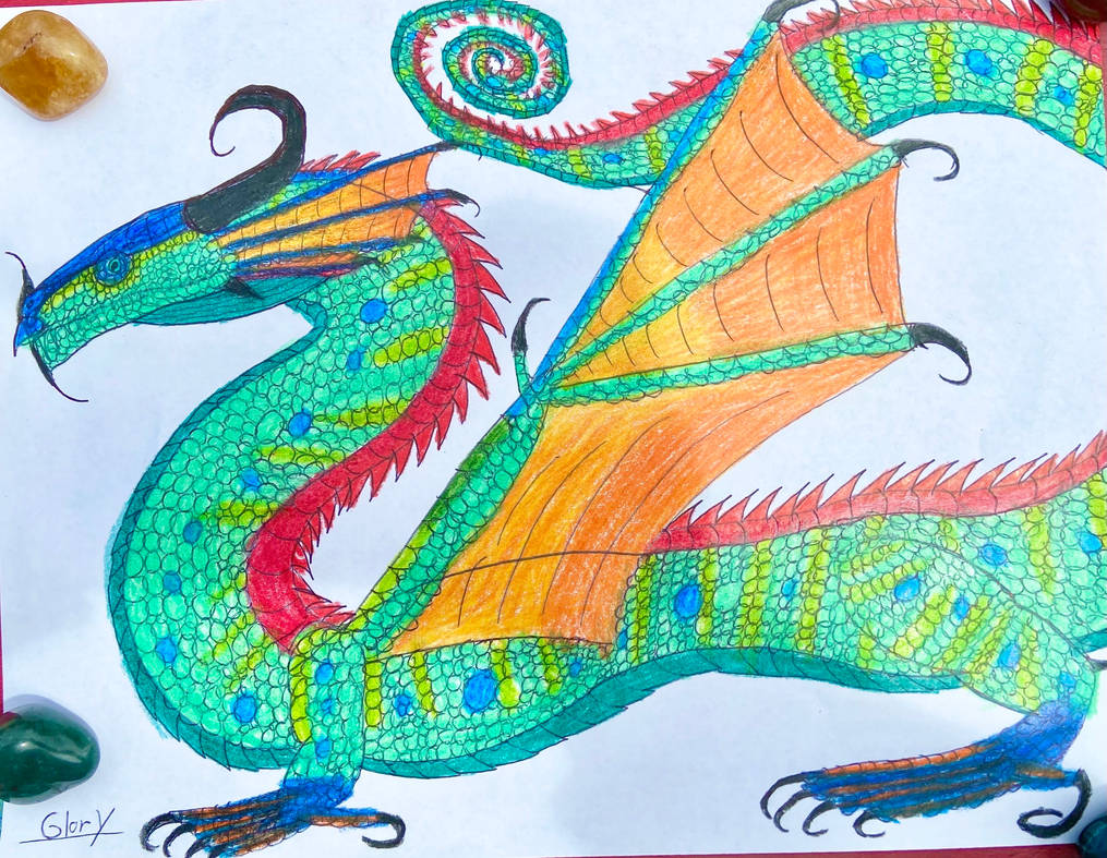 Rainwing Ruff Glory the Rainwing (WoF) by GreenDragon1666 on DeviantArt