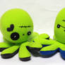 Valentine Frankenstein octopus plushies