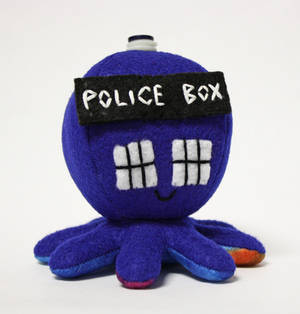 Custom TARDIS octo-plushe