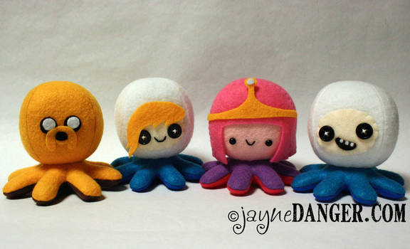 Adventure Time octopus plushies