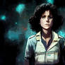 Anime-ish Ellen Ripley