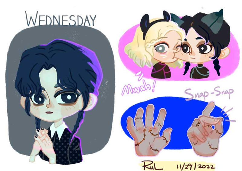 Deviantart Prince Wednesday Wednesday Netflix Fan Art by RuqingL on DeviantArt