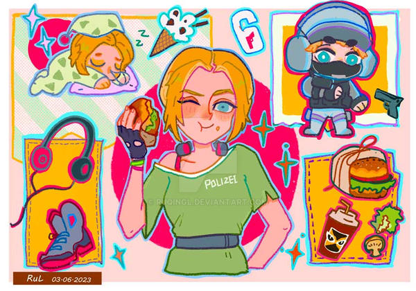 Drawing IQ from R6 Siege by RuqingL on DeviantArt
