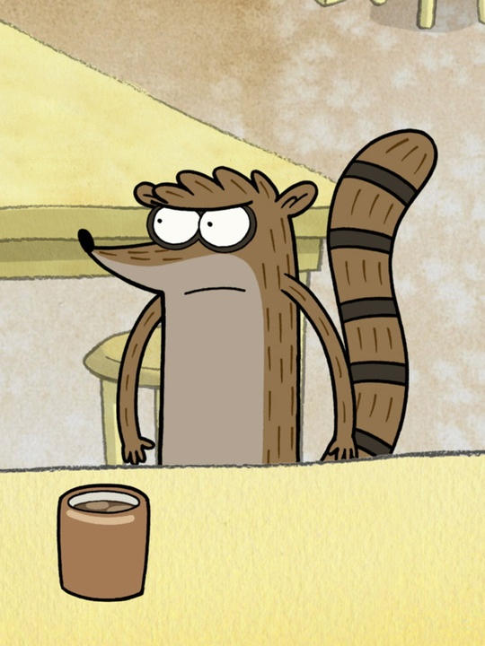 Rigby angry by Coolstarthefox on DeviantArt