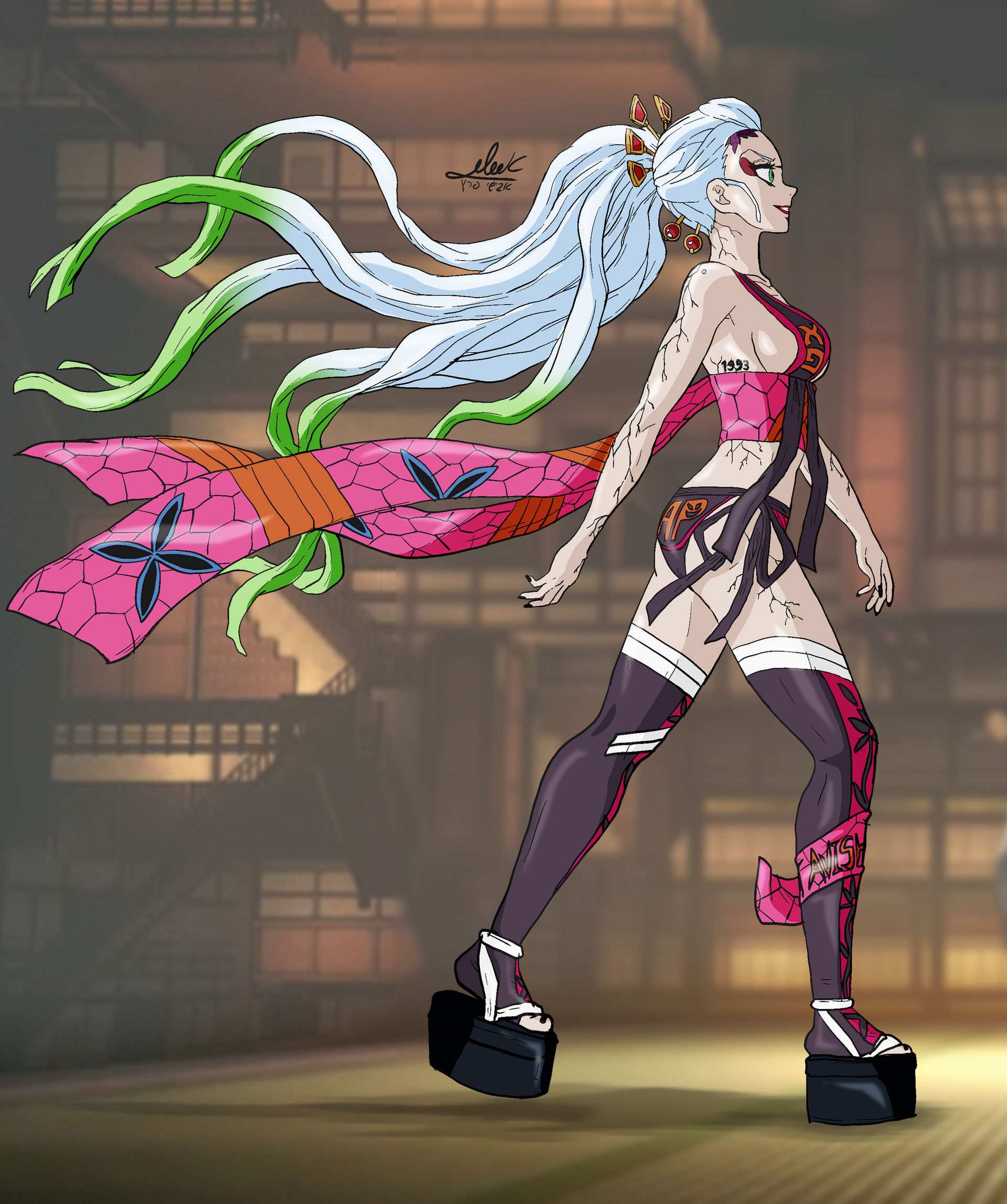 Daki Demon Slayer With BG By AvishaysArt On DeviantArt daki-demon-slayer-with-bg-by-avishaysart-on-deviantart