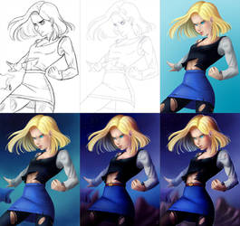 Android 18 STEPS