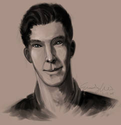 Benedict Cumberbatch Speed Paint