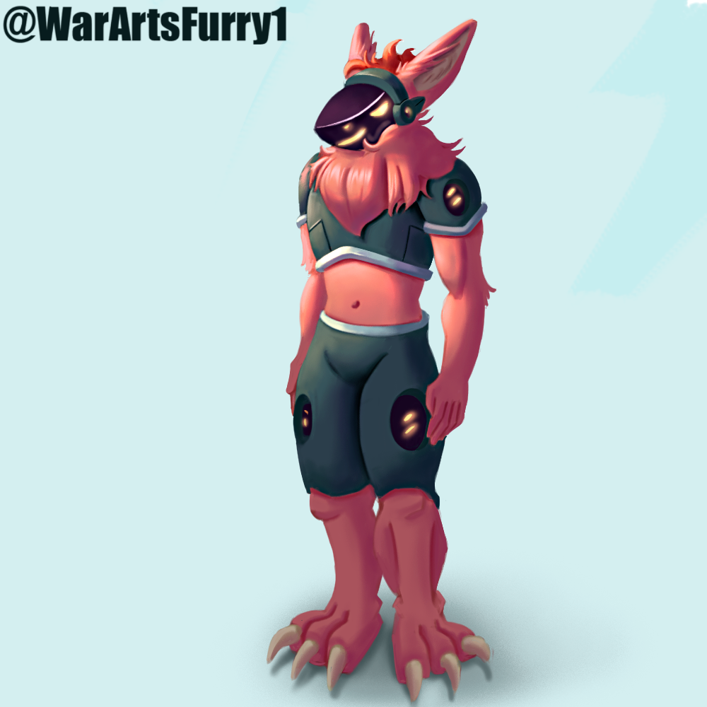Protogen Is Red red protogen by warartsfurry on DeviantArt