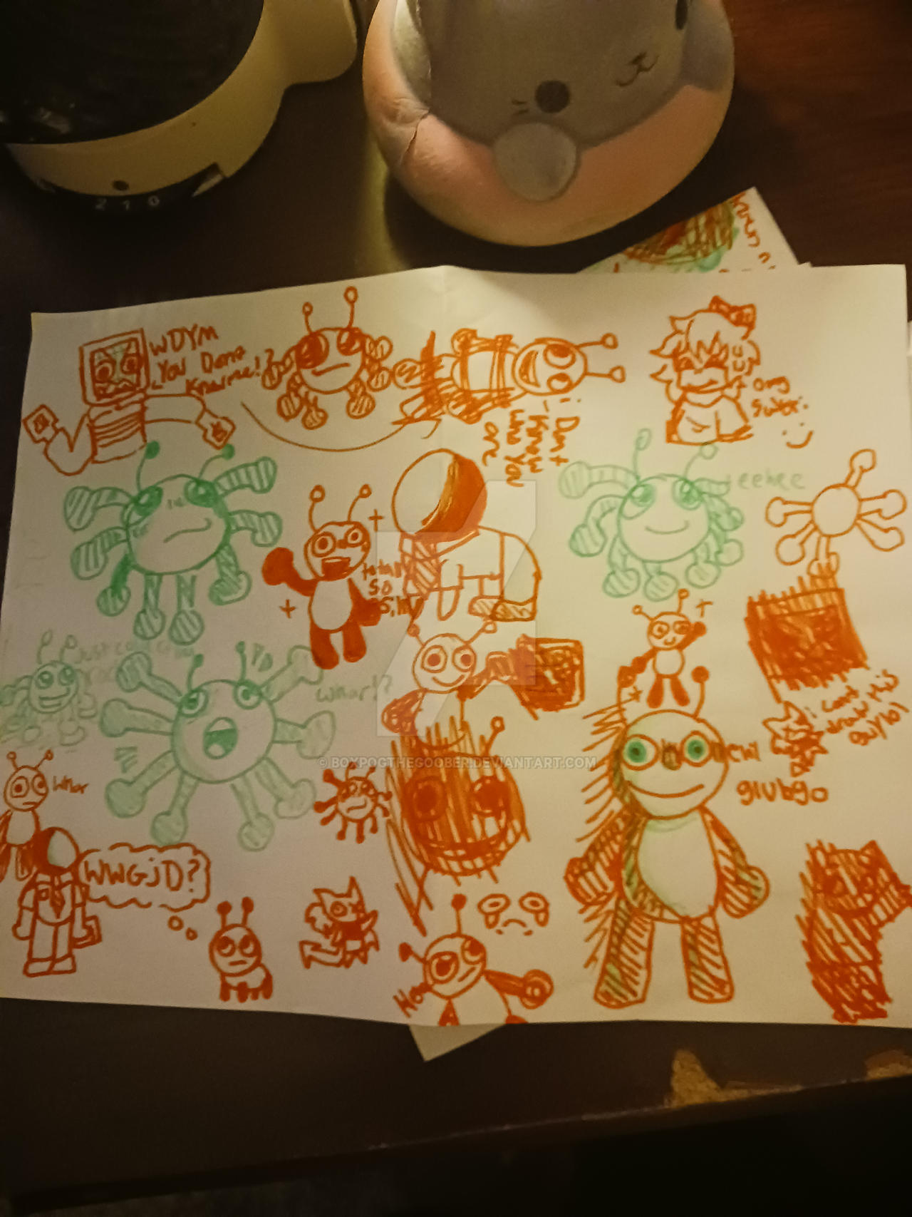 Mainly bugbo doodles pt1 by BoxPogTheGoober on DeviantArt