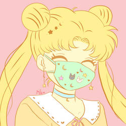 Bunny Tsukino says to stay safe